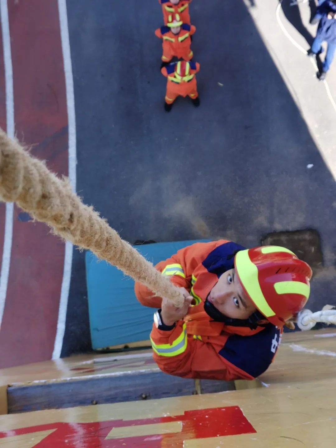 关于队员努力训练成果显著，比赛现场酣畅淋漓的信息